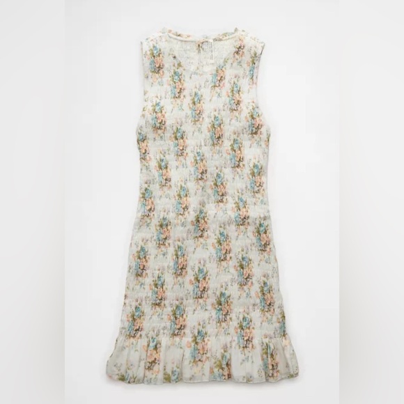 AE Smocked Bodycon Mini Dress Size Small New With Tags - Picture 3 of 5